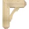Ekena Millwork Olympic Craftsman Rough Sawn Bracket w/ Offset Brace, Douglas Fir, 8"W x 20"D x 24"H BKT0806X20X24OLY04RDF - alternate 4